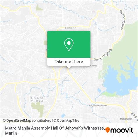 How to get to Assembly Hall of Jehovah's Witnesses in Quezon .
